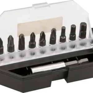 Promocja Końcówki wkrętakowe z uchwytem, zestaw 10 szt.